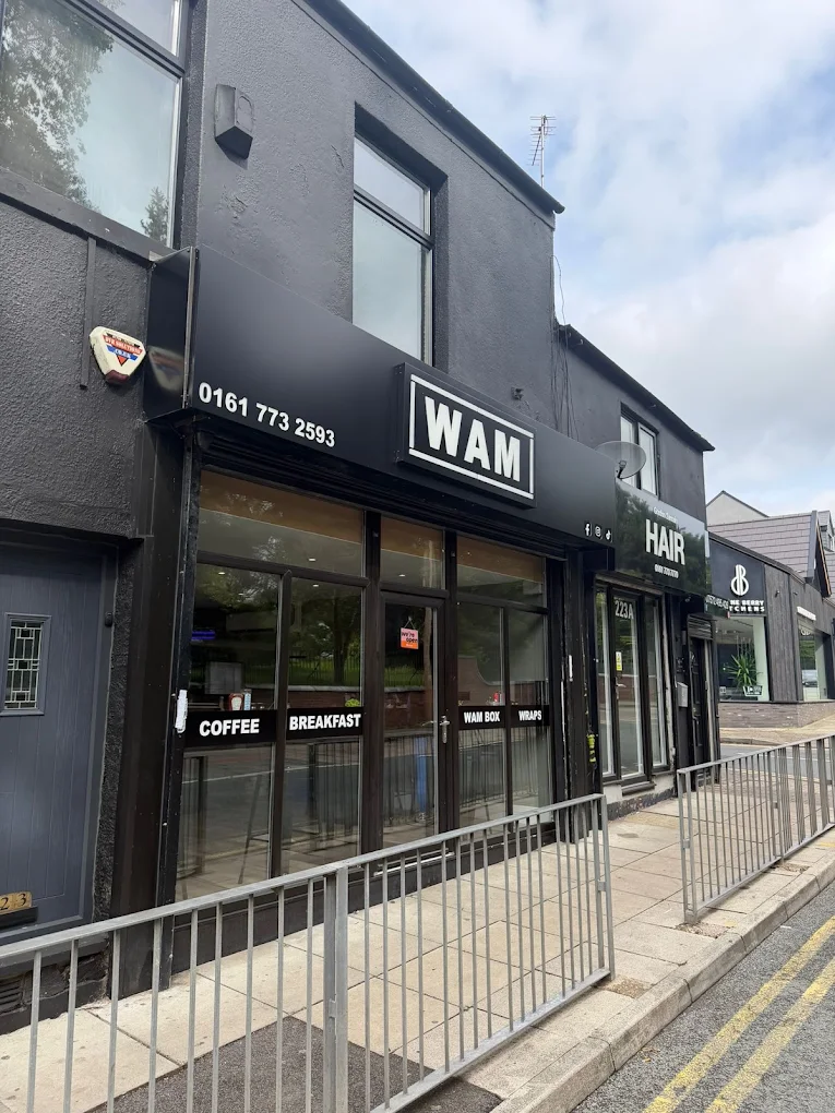 WAM Prestwich shopfront on Bury Old Road